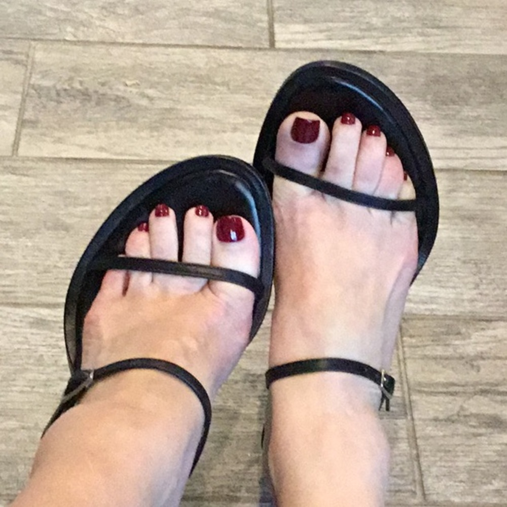 Ann Demeulemeester Black Sandals